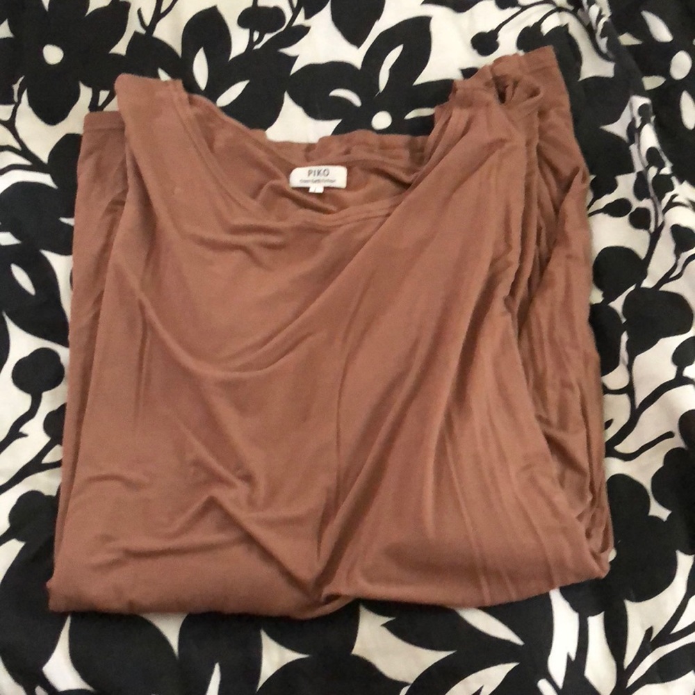 Brown Piko Top